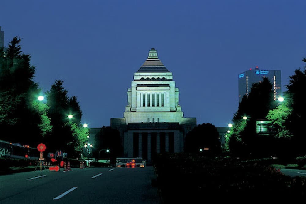国会議事堂 夜景