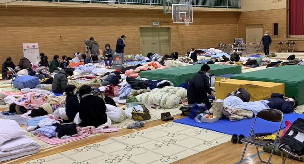  能登半島地震 避難所の様子