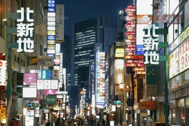 北新地 夜景