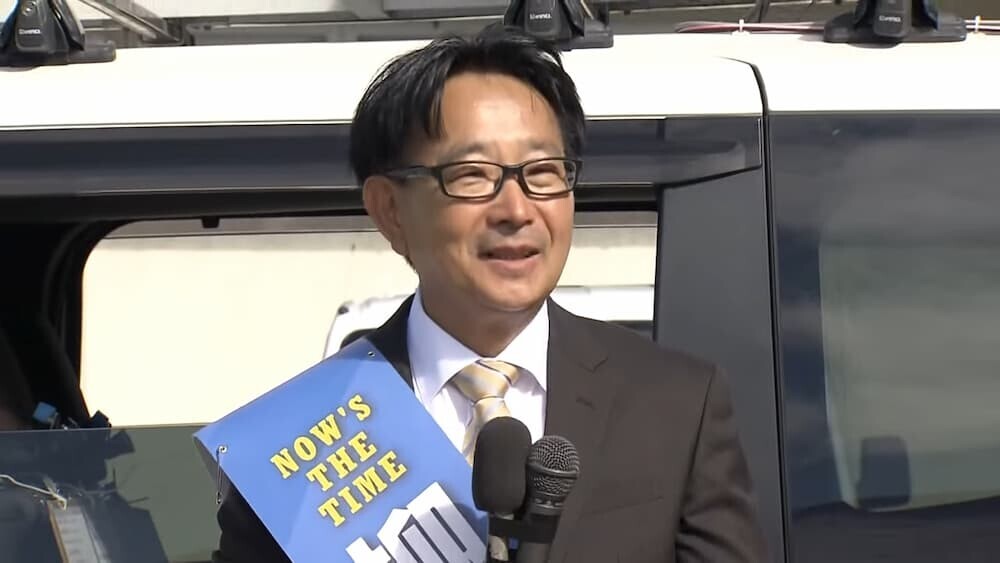 柳沢剛 街頭演説