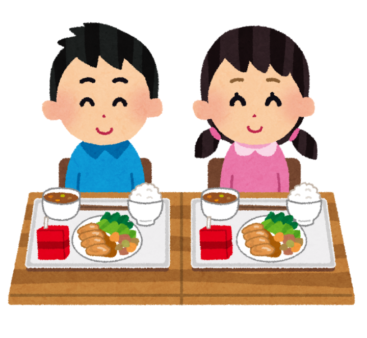 学校給食 風景