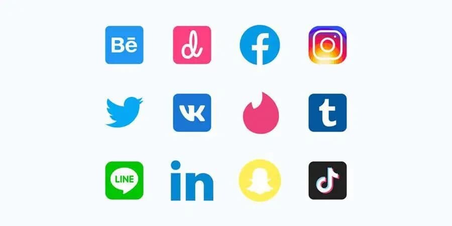 SNS アイコン集合