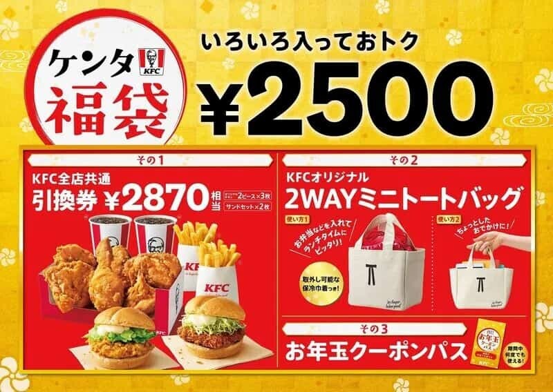 ケンタ福袋2025 全体イメージ
