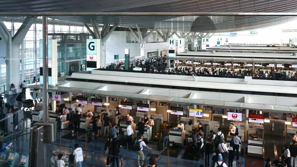  JAL カウンター 混雑 羽田空港