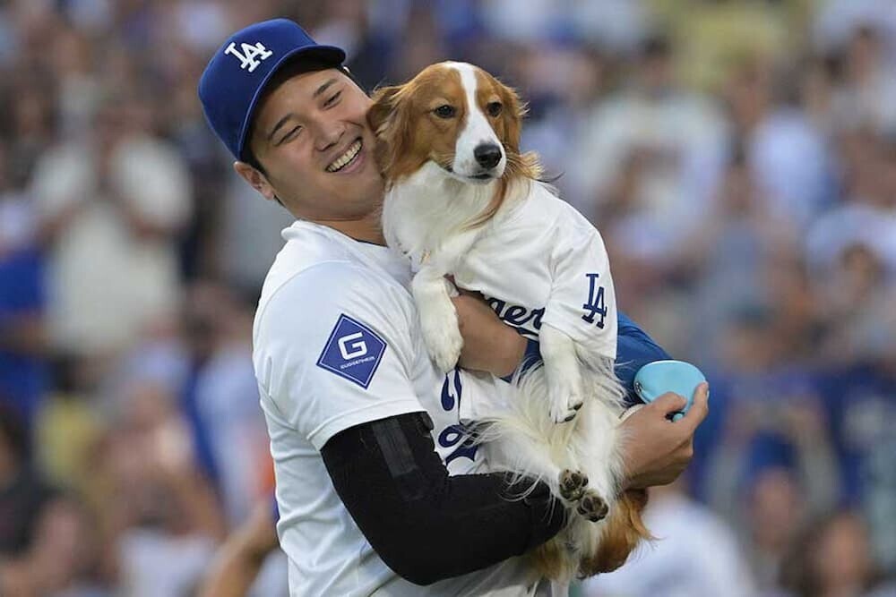  大谷翔平 デコピン