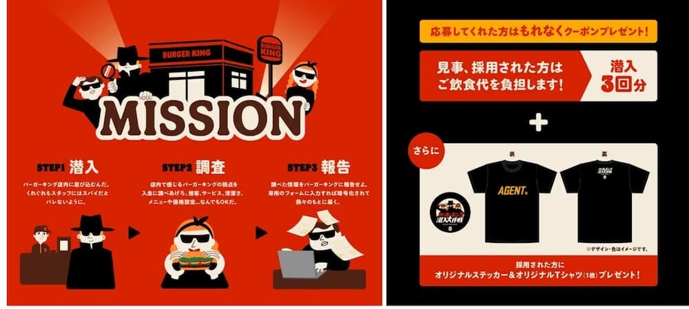 バーガーキング スパイ キャンペーン
