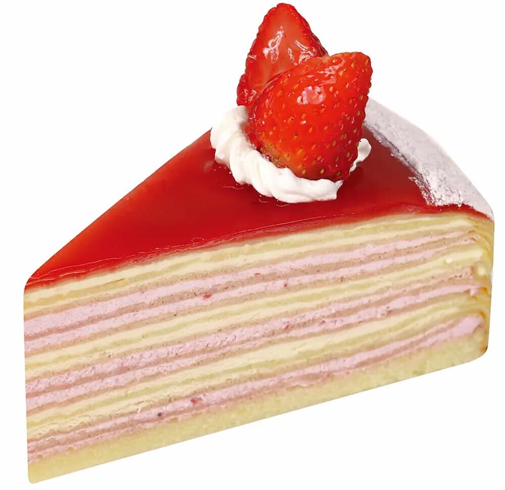 国産こだわり苺のダブルミルクレープ