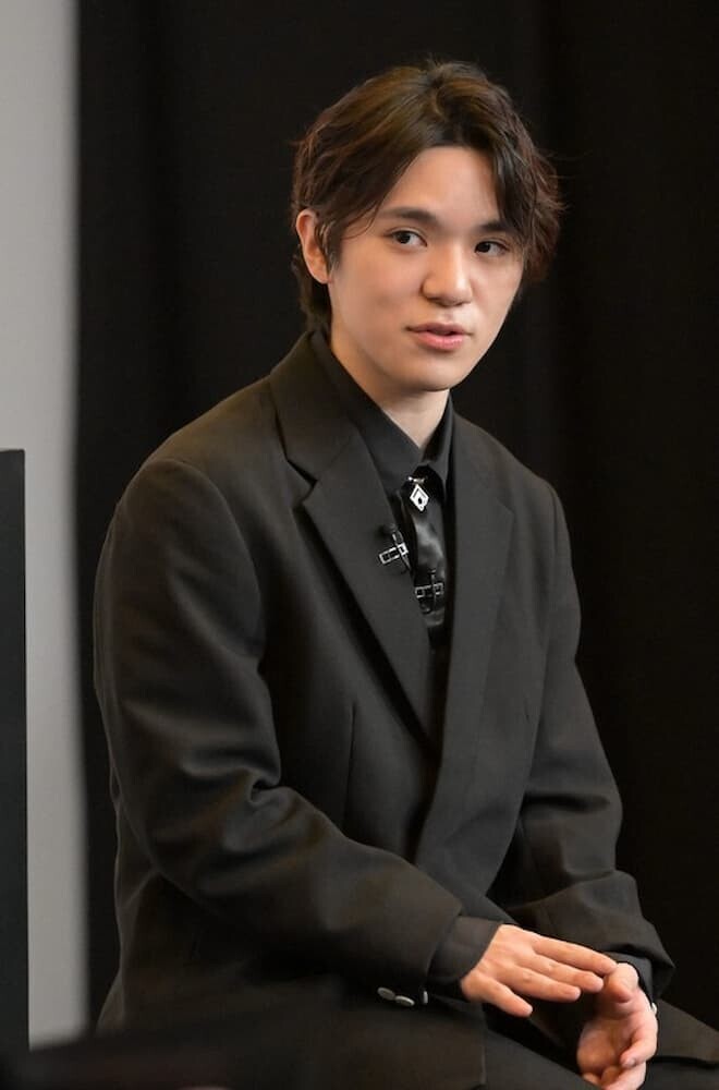 宇野昌磨がアイスブレイブの記者会見に登場