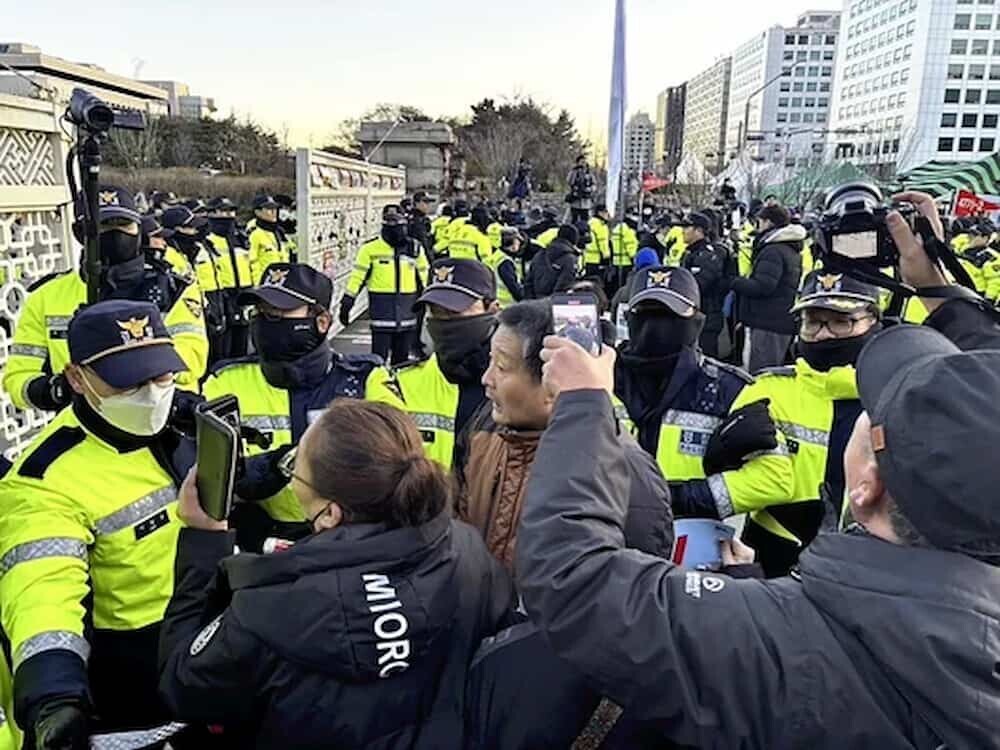 ソウル 抗議集会