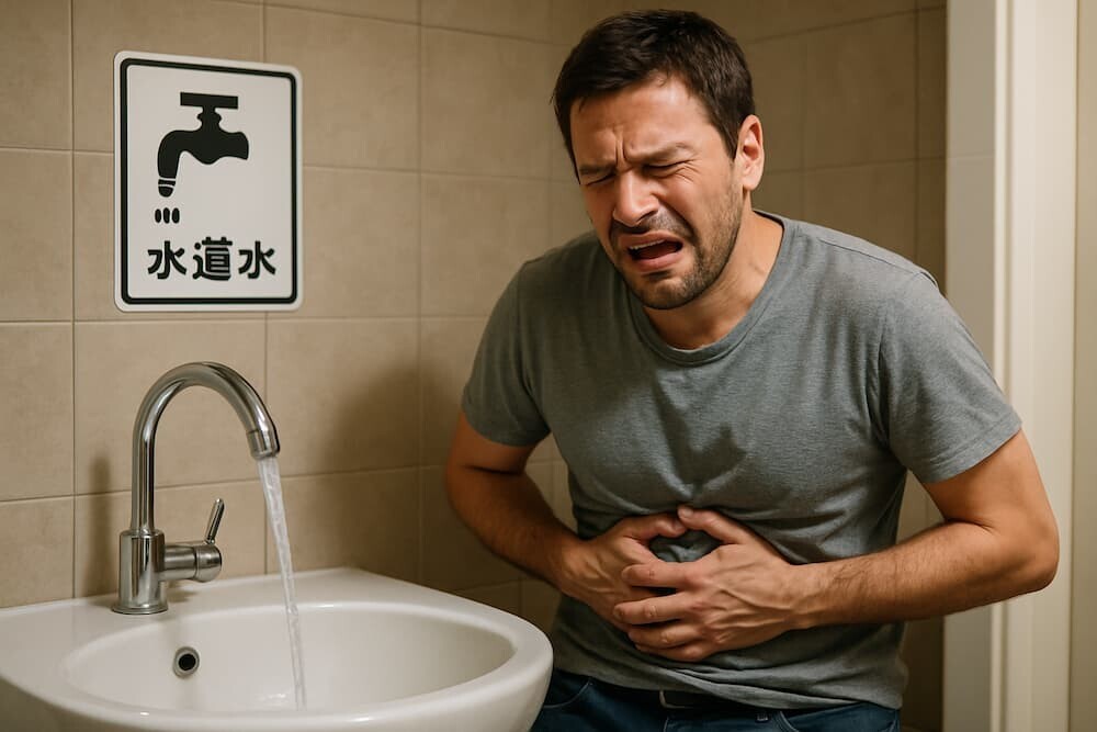 水道水が原因で下痢や腹痛などの症状