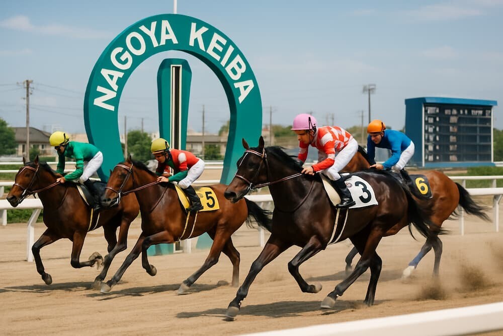 名古屋競馬場のレース風景　イメージ
