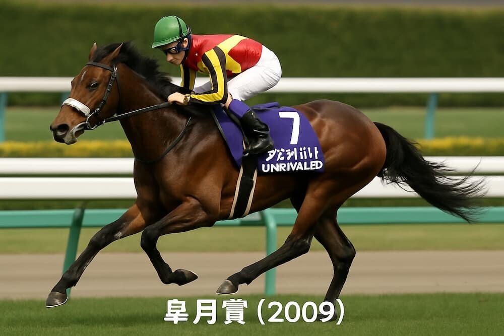 2009年皐月賞馬のアンライバルドのイメージ