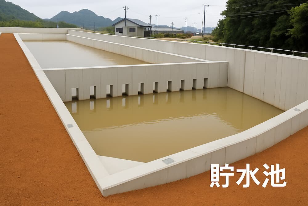 調整池のイメージ