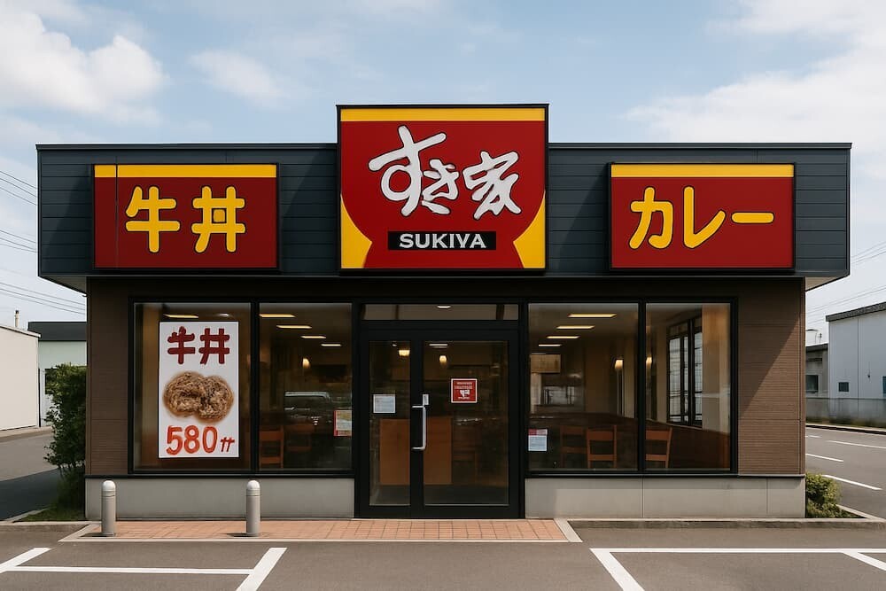 すき家の店舗のイメージ