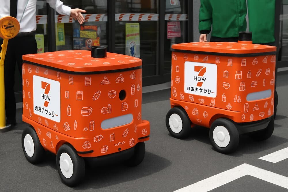 セブン-イレブンの配達ロボット　イメージ