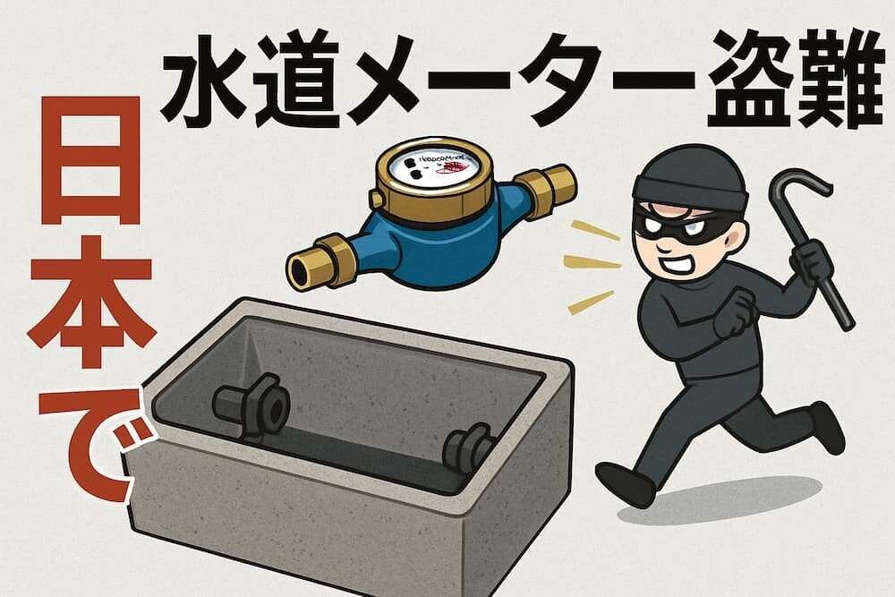 実は今、あなたの家の水道メーターが狙われています