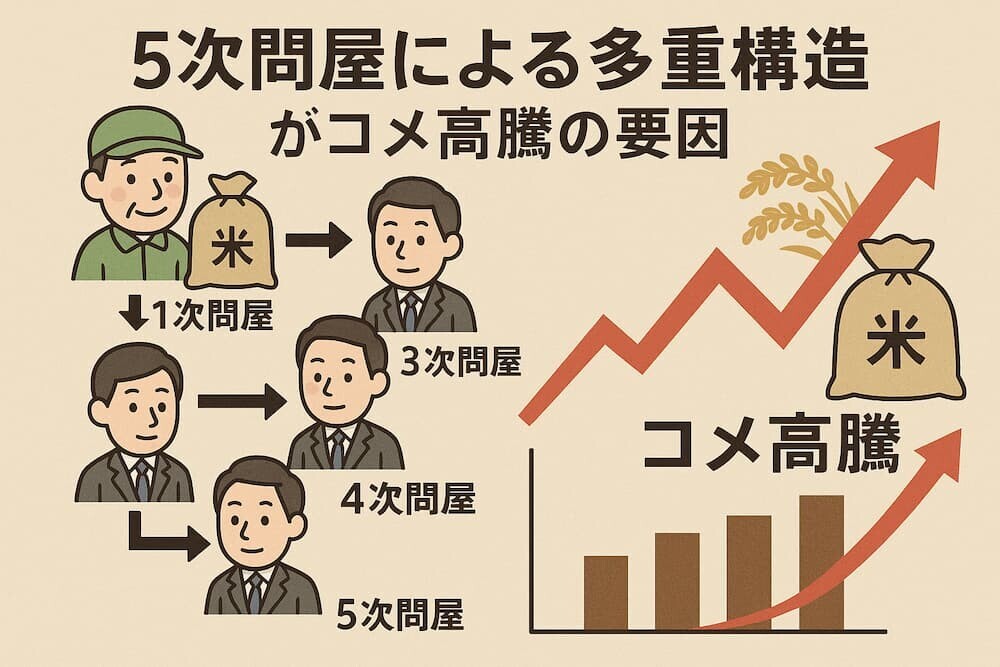 コメ流通の多重構造