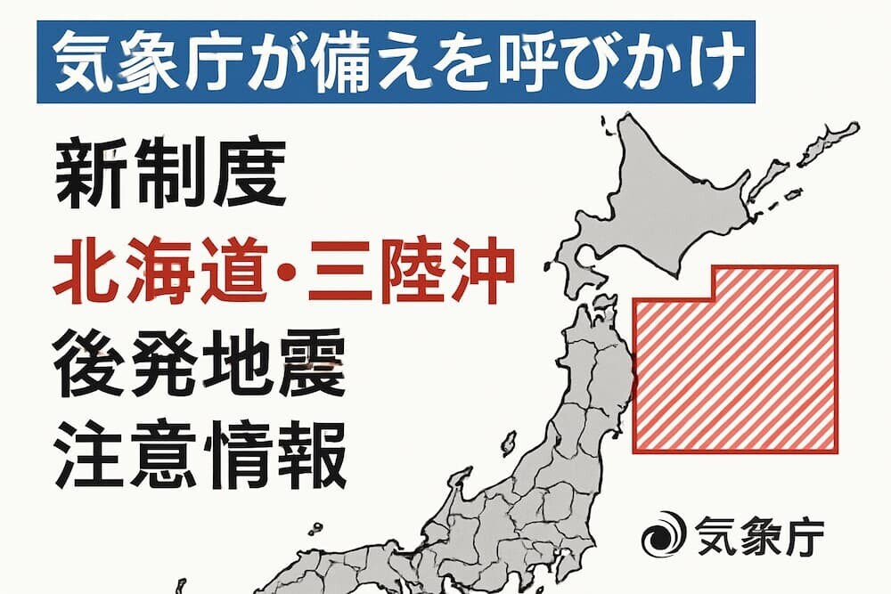 「北海道・三陸沖後発地震注意情報」とは何か