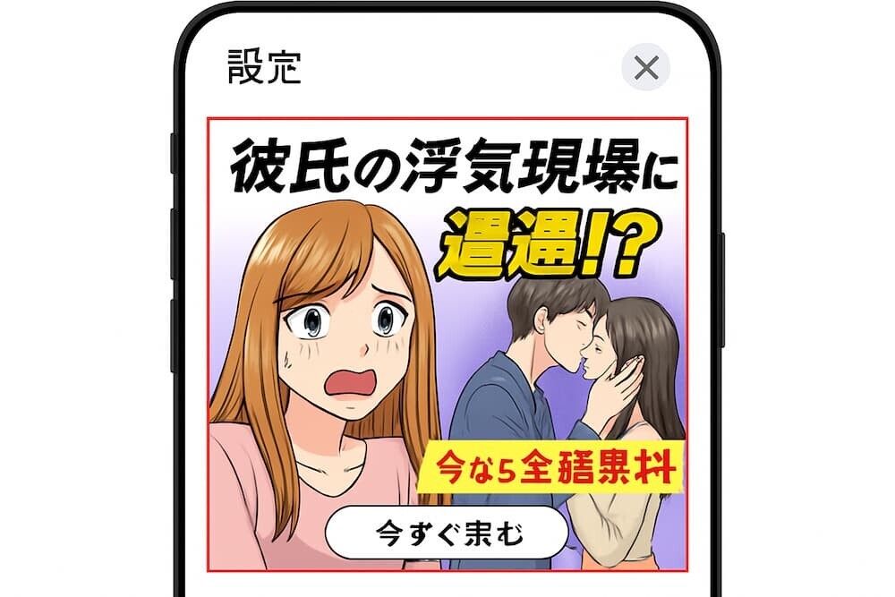 電子コミック スマートフォン 広告表示