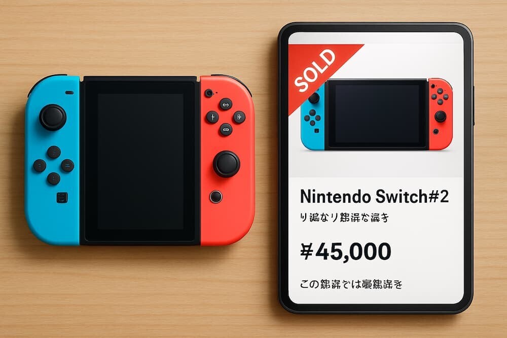 空き箱だけ、写真だけ?「Nintendo Switch2」悪質出品がフリマ