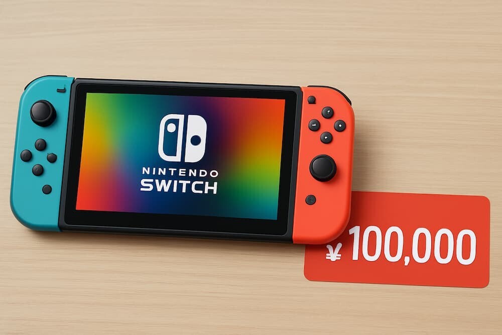  Nintendo Switch 2本体と10万円の価格表示