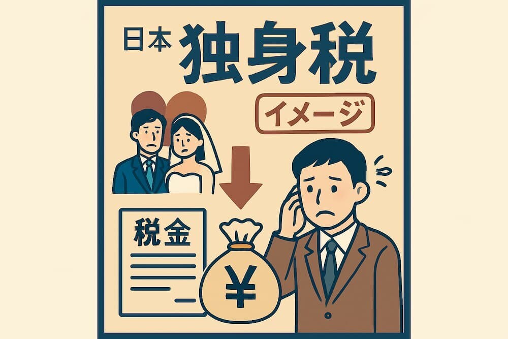 日本　独身税　イメージ