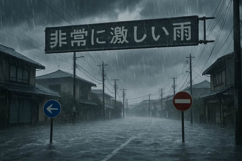 九州では梅雨前線の影響で「非常に激しい雨」