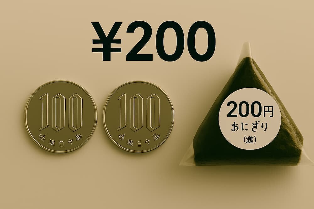 コンビニおにぎりが200円時代に突入していた。