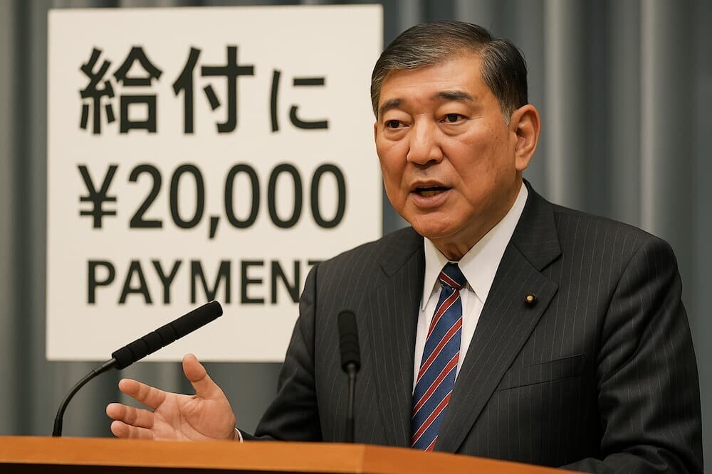 国民全員に1人2万円、子どもと低所得世帯には4万円を給付するというのです。