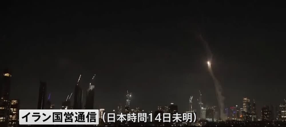 イラン100発ミサイル報復