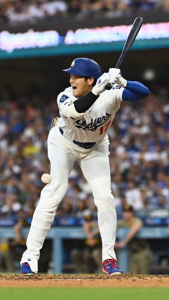 報復死球をインスタに投稿する大谷翔平