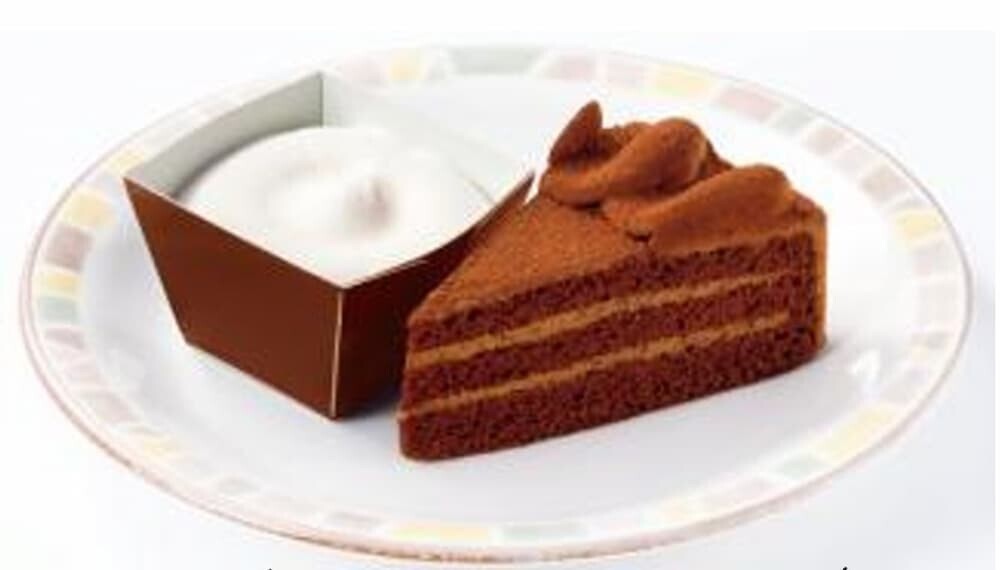 サイゼリヤ チョコレートケーキ&ミルクジェラート