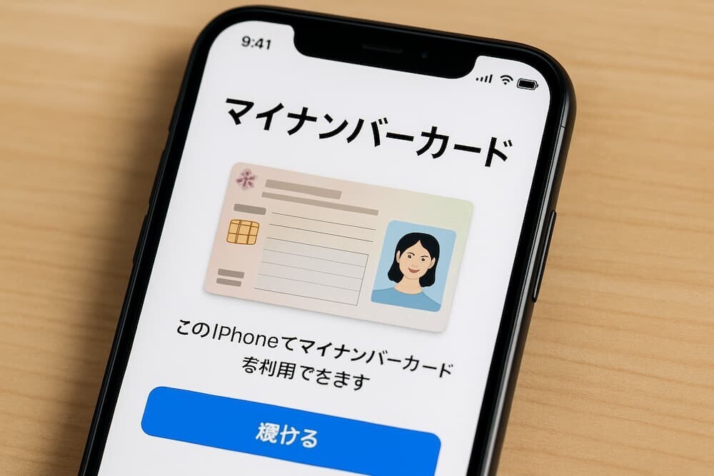 iPhoneのマイナンバーカード機能