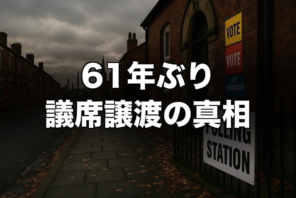 バーナム市長が補選当選——61年ぶりの「議席譲渡」が英国の次の首相を決める