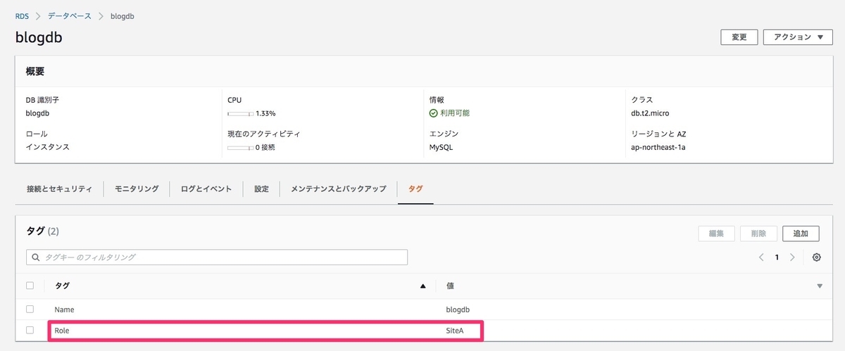 f:id:oku3san:20190724143045j:plain RDS タグ