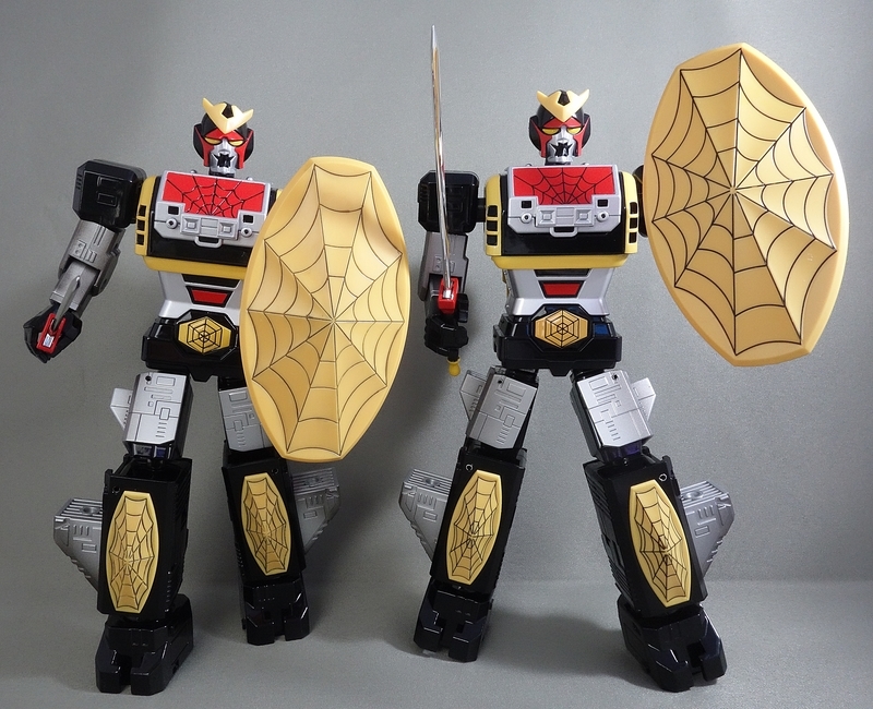 スパイダーウェブ＆第四倉庫リミテッドエディション天地月島セット血飛沫　返り血 超合金魂 GX-33R レオパルドン＆マーベラー召喚セット