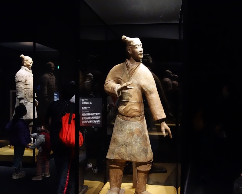 古代中国 兵馬俑 陶器製 約100cm 等身大の約1/2スケール 古代中国 兵馬俑 陶器製 約100cm 等身大の約1/2スケール 古代中国
