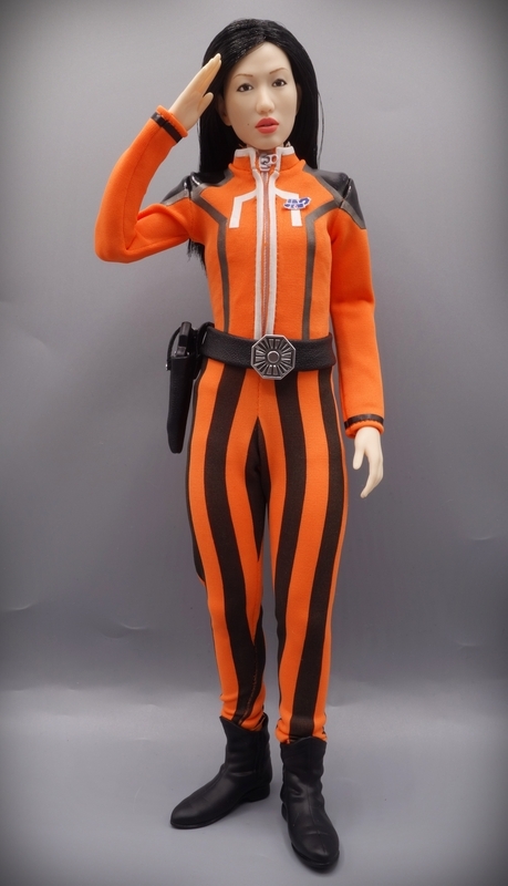 ☆彡新品　リアルアクションヒーローズ ダン隊員(壇蜜) 地球防衛未亡人 メディコムトイ RAH 地球防衛未亡人 ダン隊員 レビュー