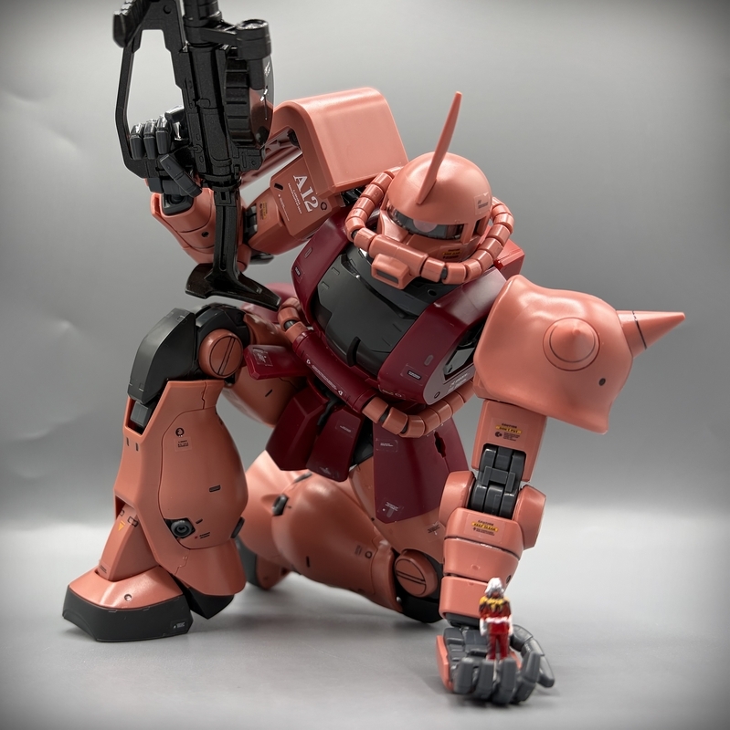 MG 1/100 MS-06S シャア専用ザク Ver.2.0 レビュー - okurejeの日記