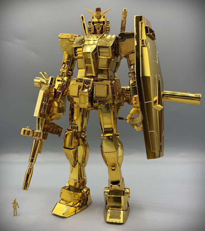 MG 1/100 RX-78-2 ガンダムVer.3.0[ゴールドコーティング] レビュー