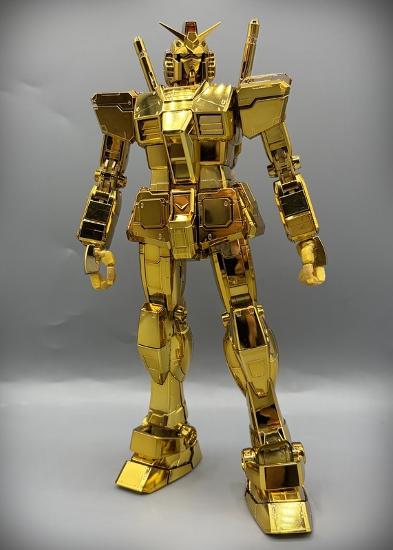 MG 1/100 RX-78-2 ガンダムVer.3.0[ゴールドコーティング] レビュー
