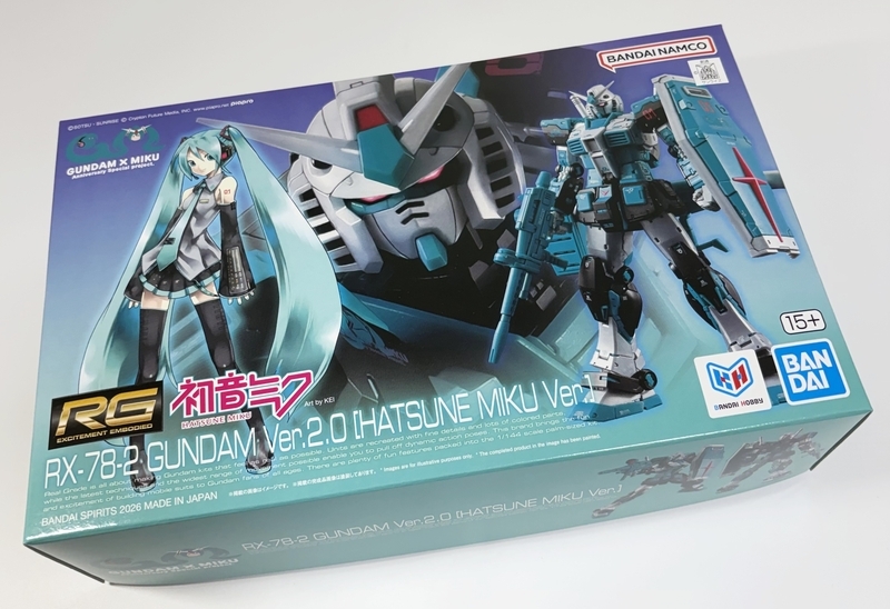 RG 1/144 RX-78-2 ガンダム Ver.2.0 [初音ミクVer.] レビュー
