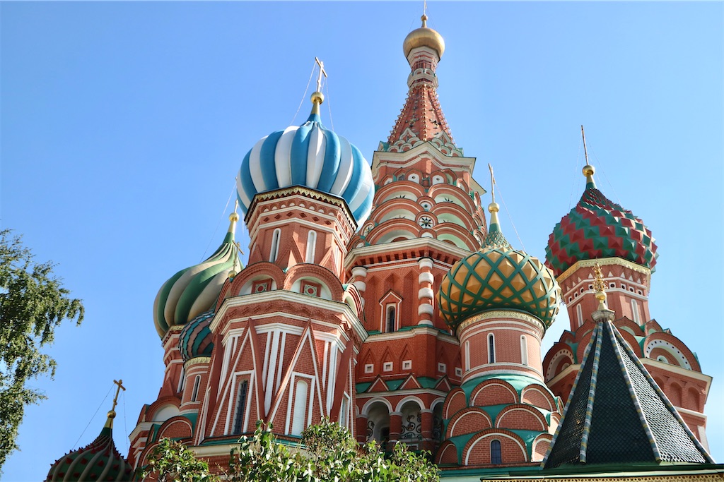 ロシア 記念 建築 5枚セット 赤の広場 クレムリン宮殿 聖