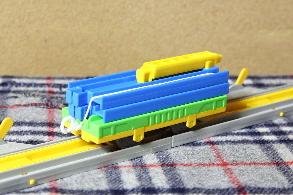 レア　レール運ぶ　貨車　112？　完成品？ KF-07 レール運搬車 - れーるノート