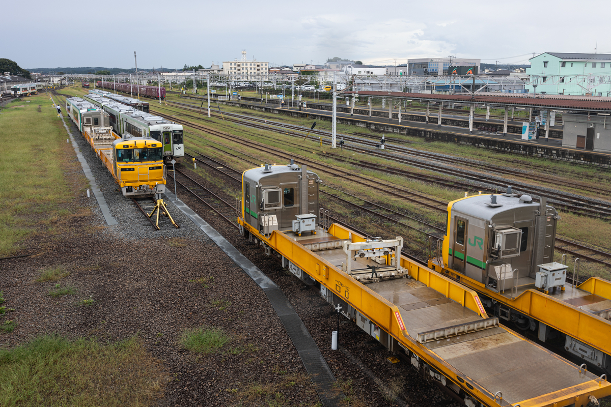 鉄道サボ 行先板】（表）新庄↔鳴子温泉↔小牛田（裏）白
