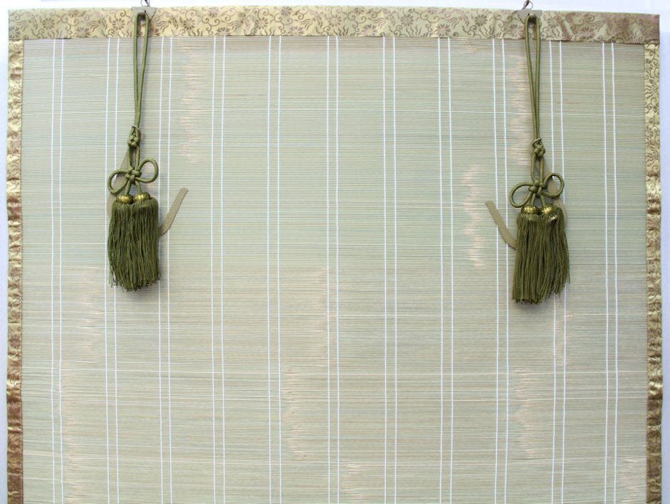 倉庫保管品 錦の高級お座敷すだれ 九四巾5号セット 和物