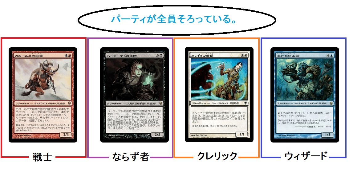 Mtg初心者 パーティを組む上での注意事項 ゼンディカーの夜明け バーチャルvtuver豆猫さんの与太話