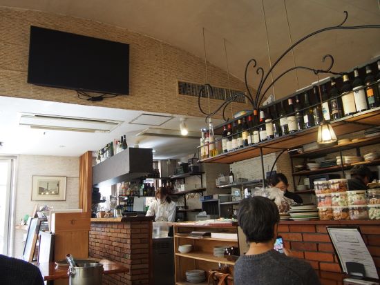 イタリアンレストランMorizo店内