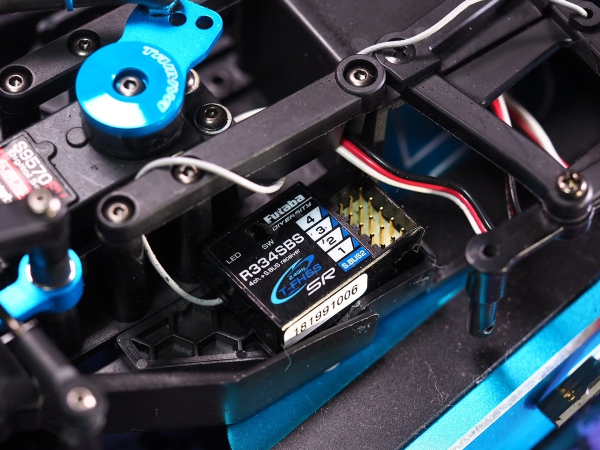 か*ー様 タミヤ　ロードスター　Mシャーシ　サーボモーター、アンプ付き 1/10RC マツダ ロードスター (M-05シャーシ): RCモデル｜TAMIYA