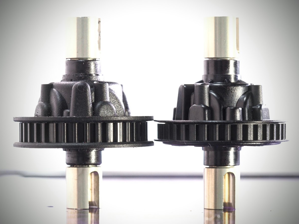 TRF420X ダンパーステー ギヤデフ モーターマウント カーボン アルミ